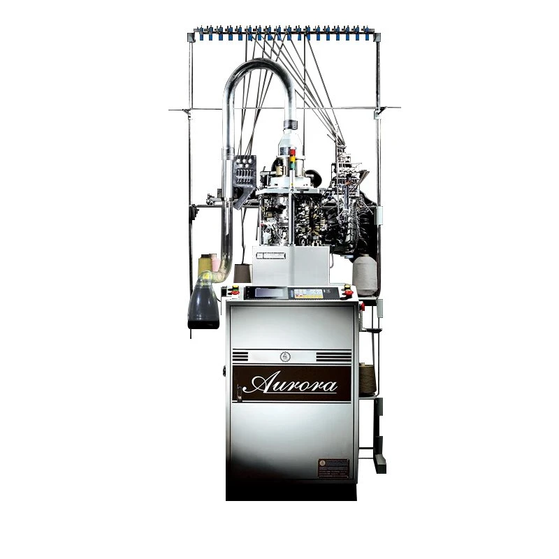Two Feed 4 Inch Double Cylinder Computer Socks Knitting Machine